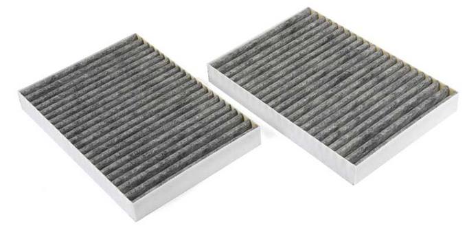 Mercedes Cabin Air Filter Set (Activated Charcoal) 2218300718 - MANN-FILTER CUK27222